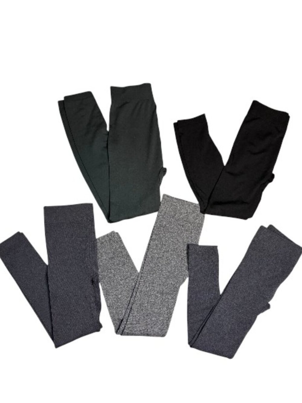 Fleece-Lined Leggings S/M, Multi-Brand, Multi-Color (BUNDLE OF 5!!!)